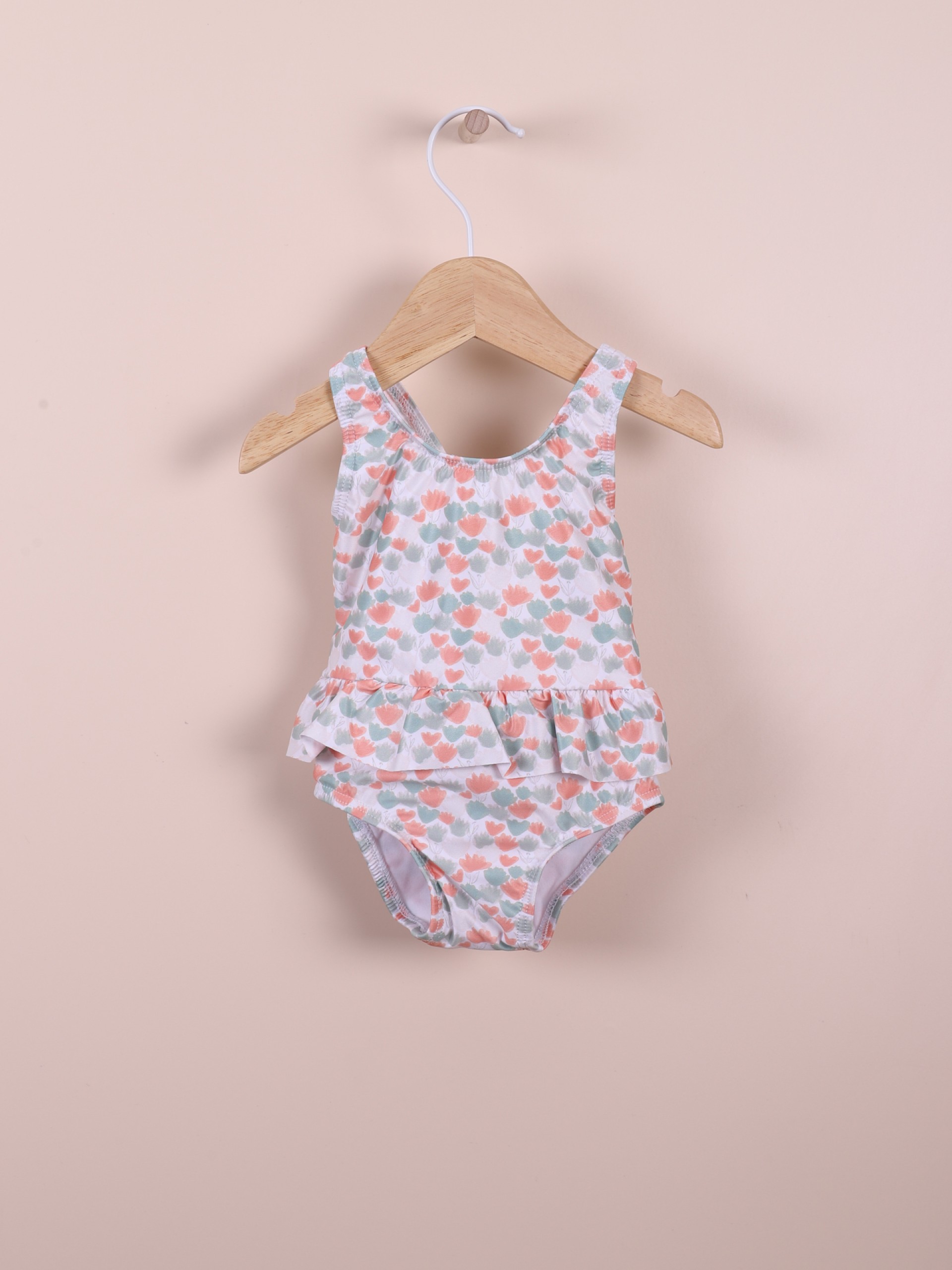 Swimsuit sea flowers