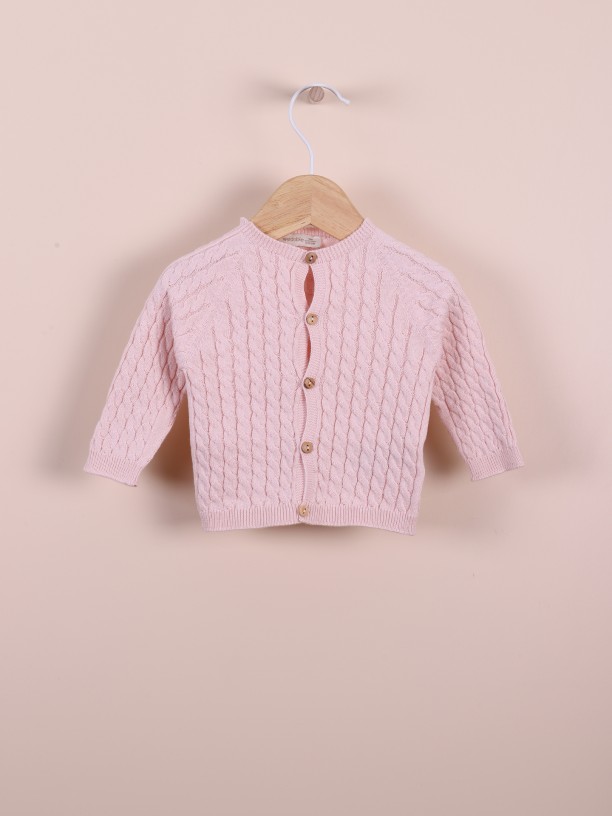 Organic cotton cardigan Organic cotton cardigan