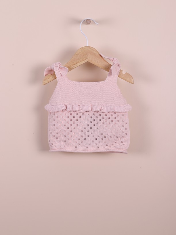 Shoulder straps sweater Shoulder straps sweater