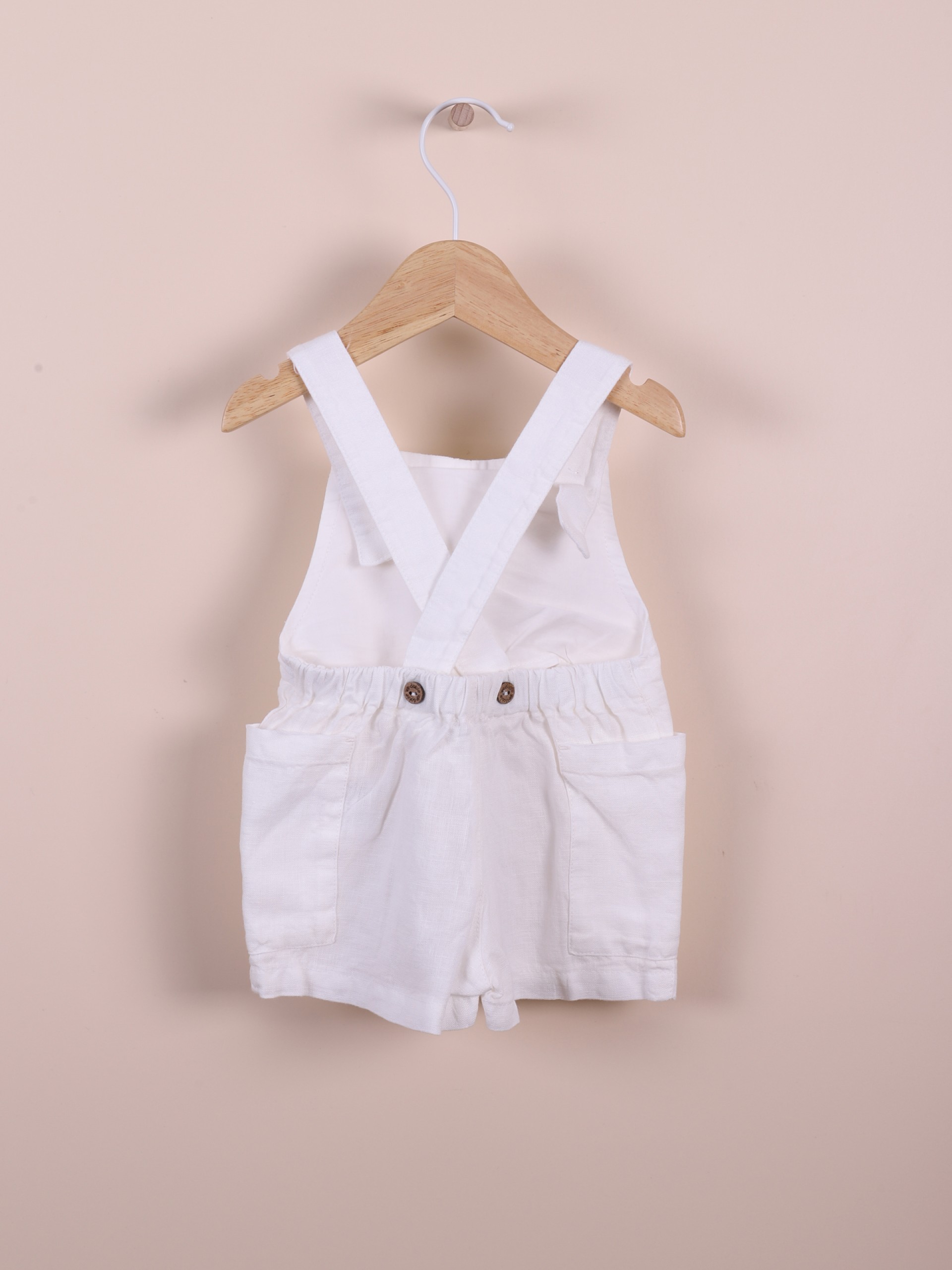 Jardineiras curtas linho