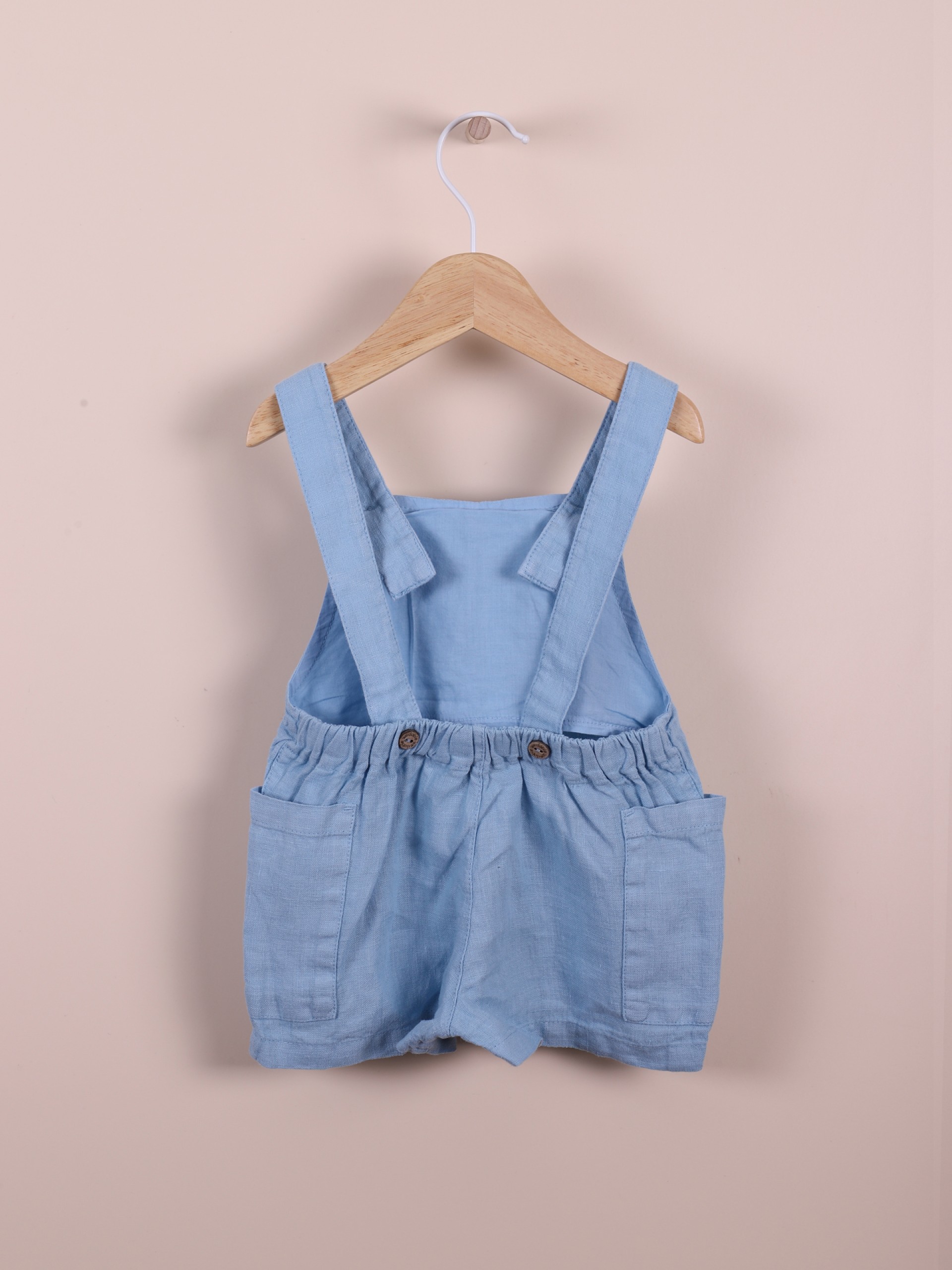 Jardineiras curtas linho