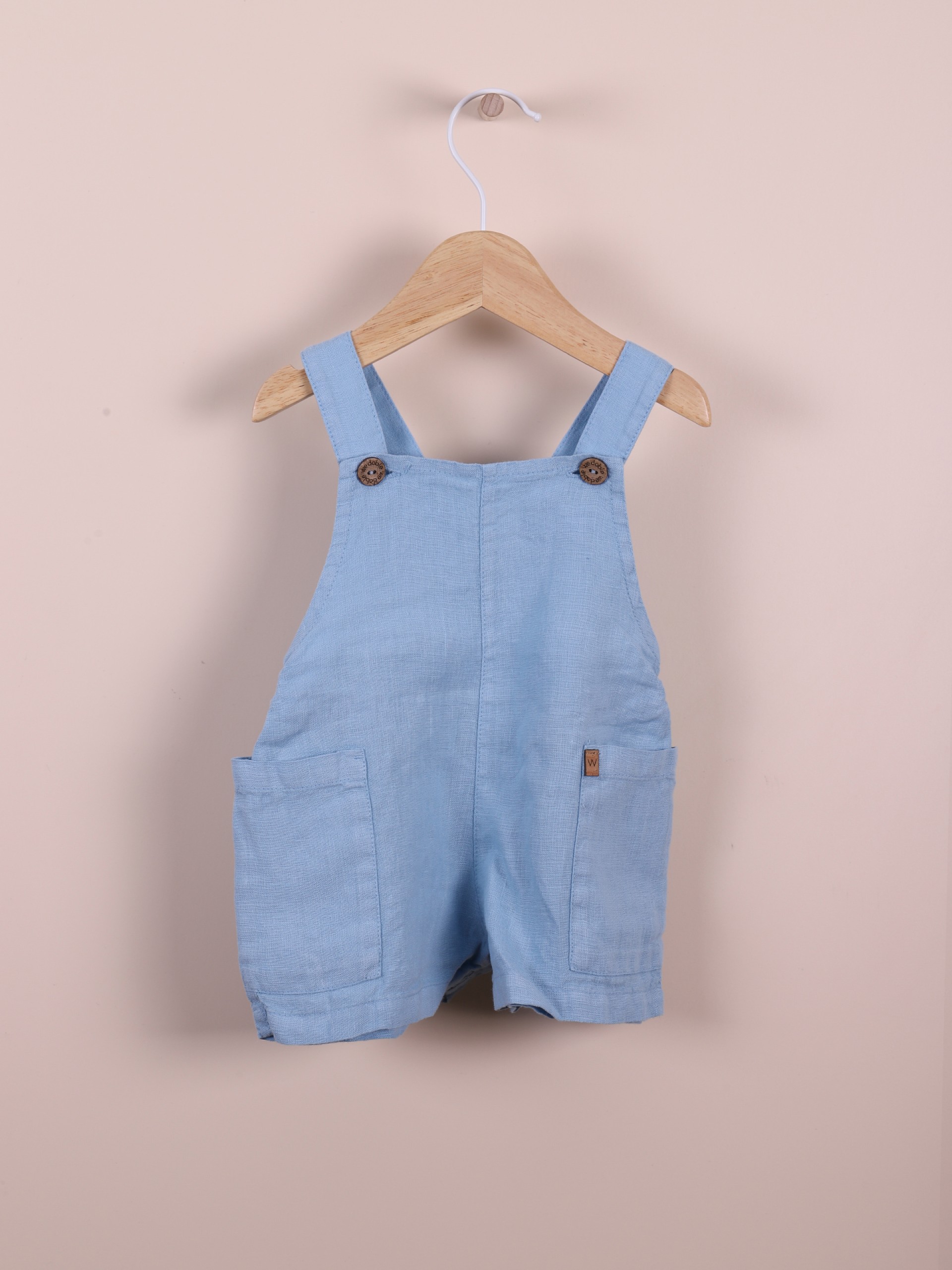 Jardineiras curtas linho