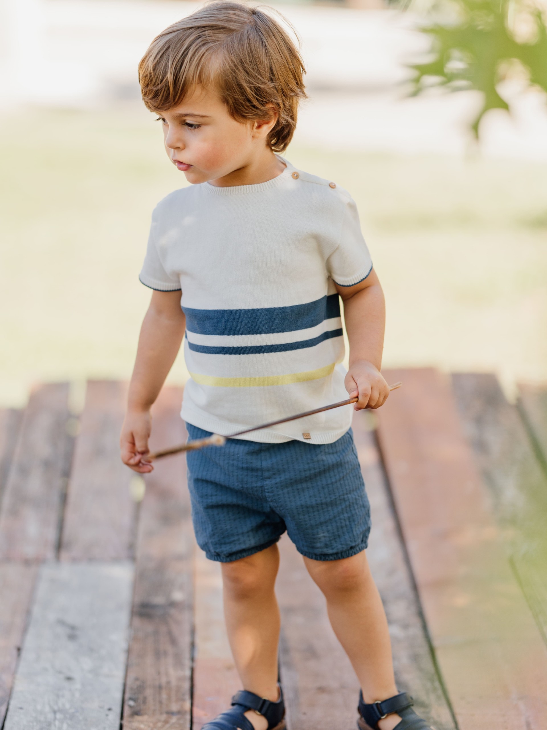 Calções curtos lisos