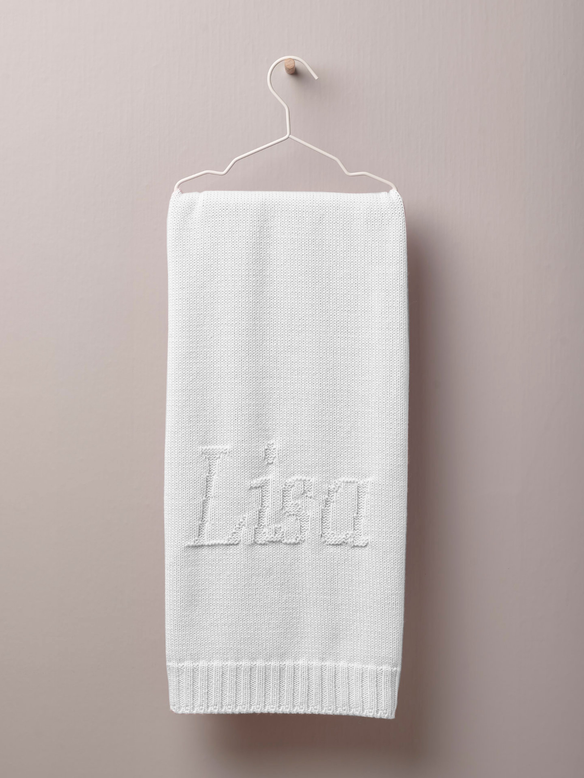 Wool/acry. custom blanket