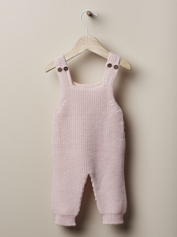 Knitted dungarees