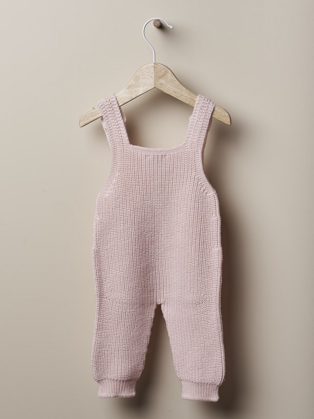 Knitted dungarees