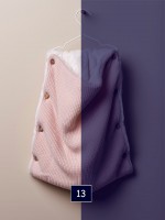 Knitted baby nest Knitted baby nest