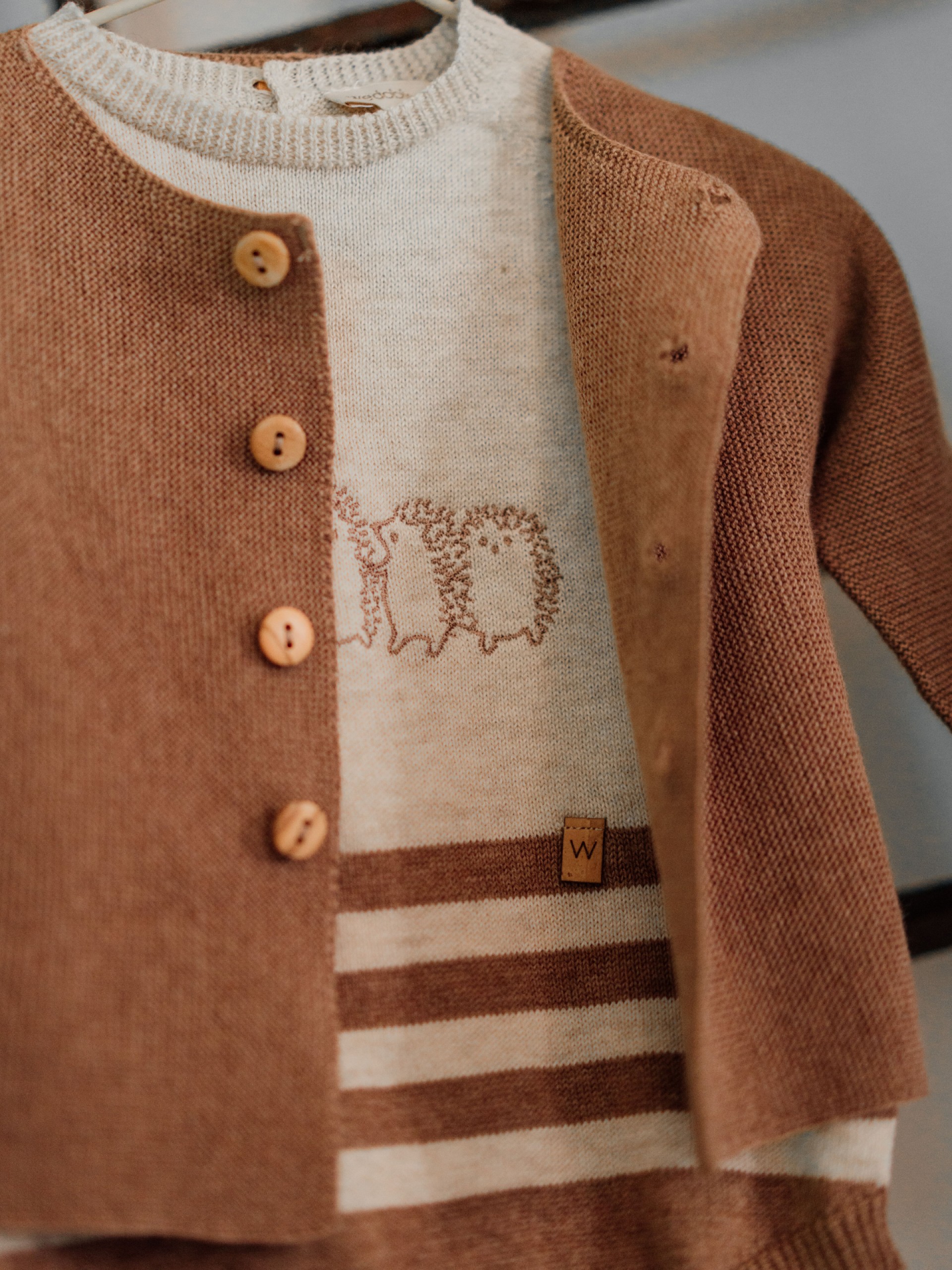 Casaco tricotado algodão