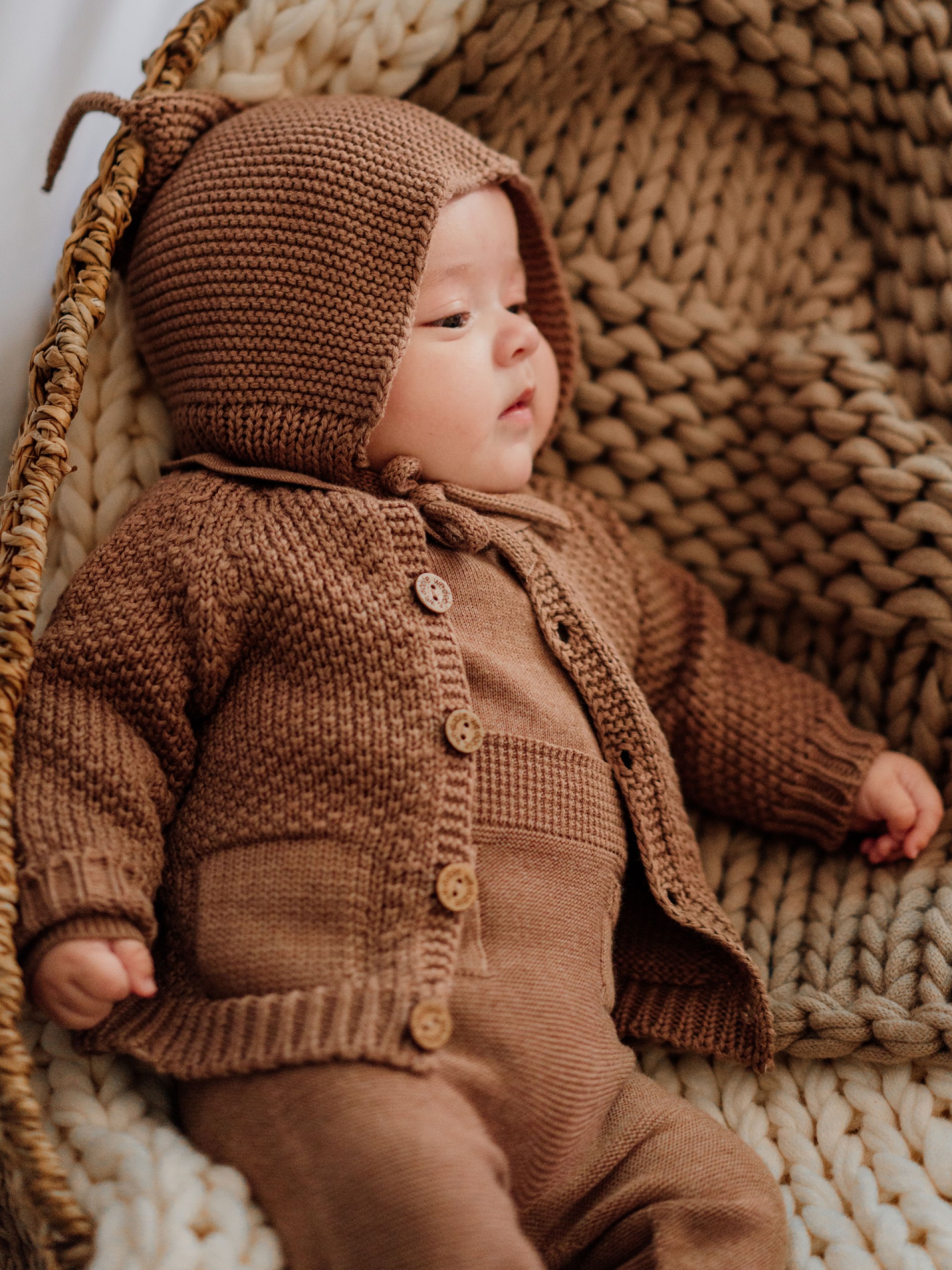 Casaco tricotado algodão