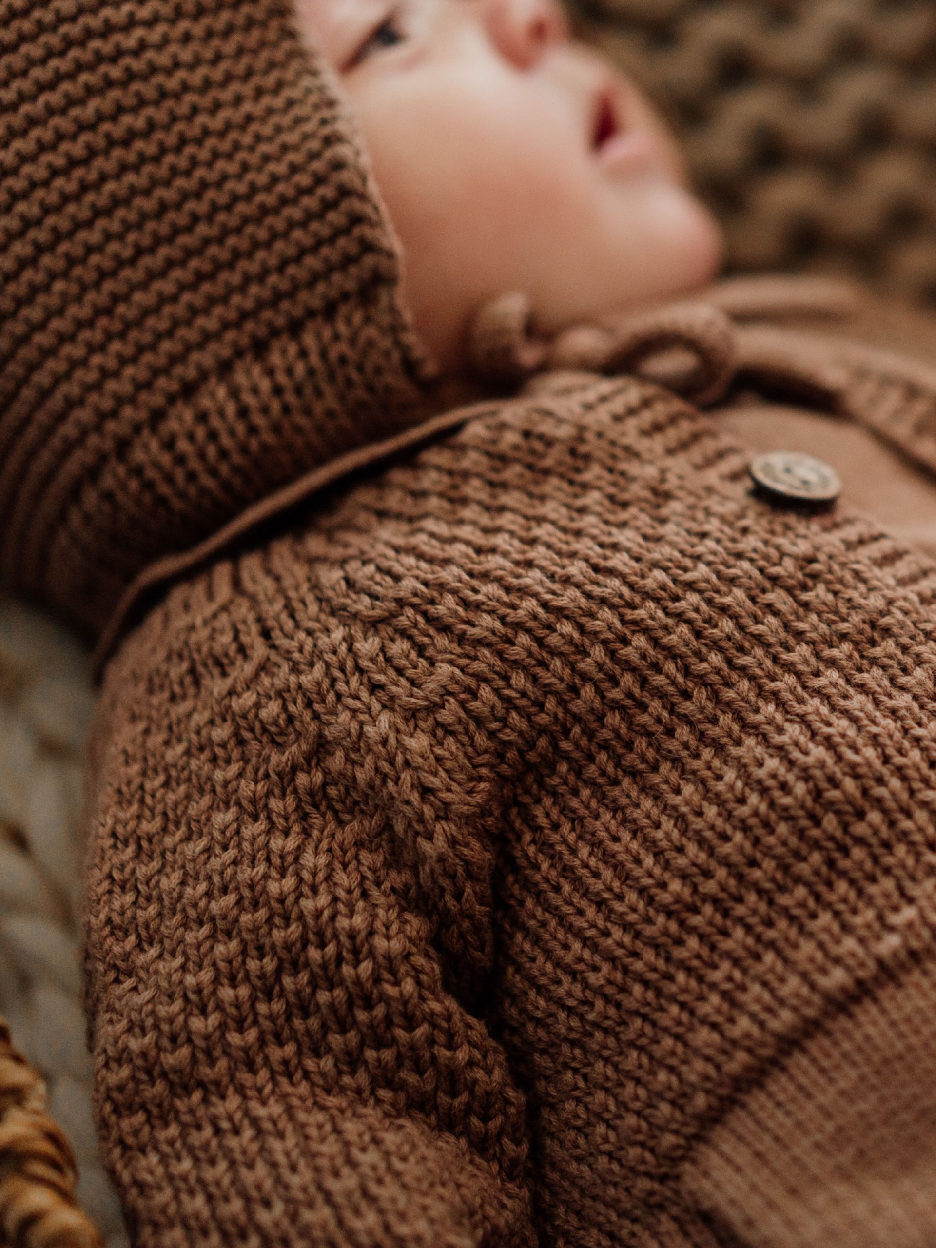 Touca tricotada algodão