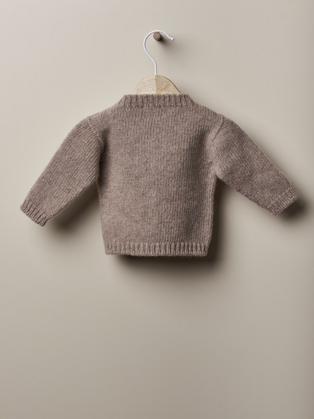 Knitted wool sweater