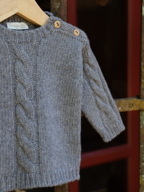 Knitted wool sweater