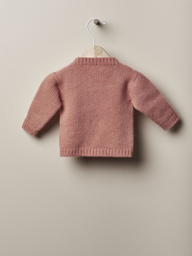 Knitted wool sweater