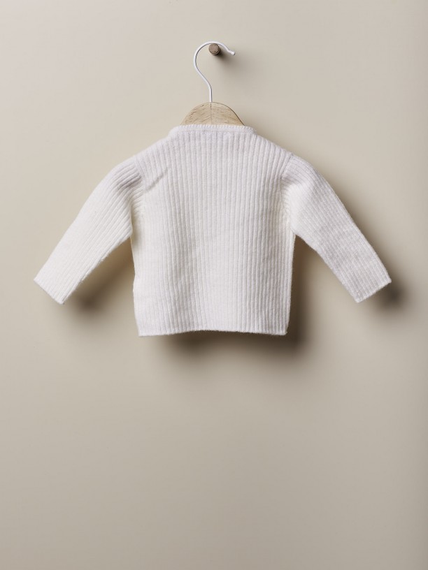 Knitted wool sweater