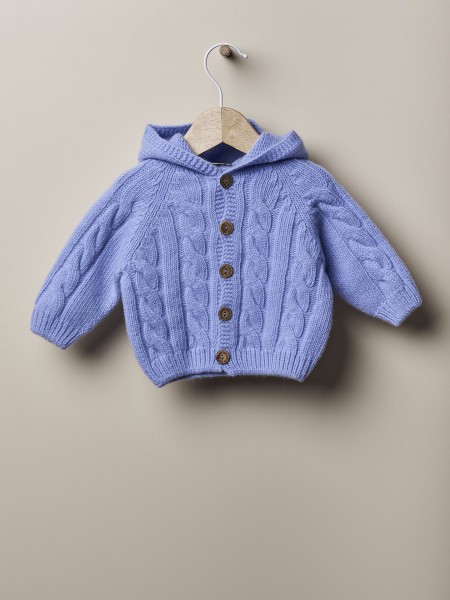 Hooded cardigan