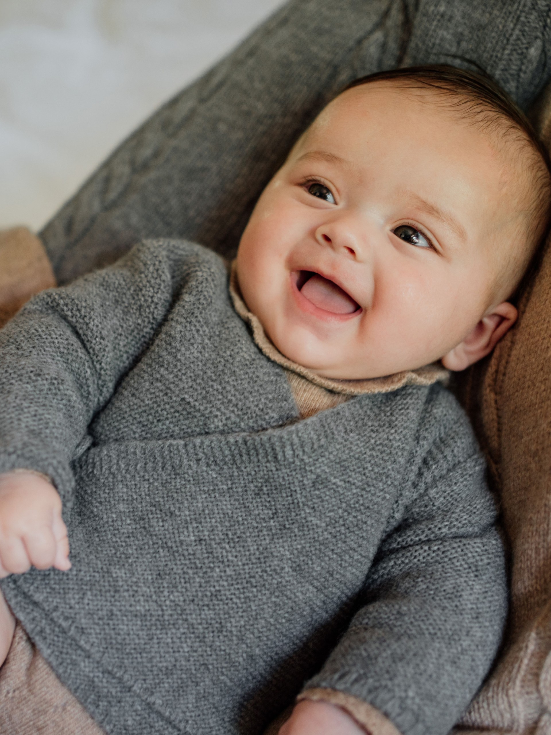 Casaco tricotado lã