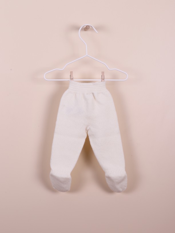 Knitted wool trousers Knitted wool trousers