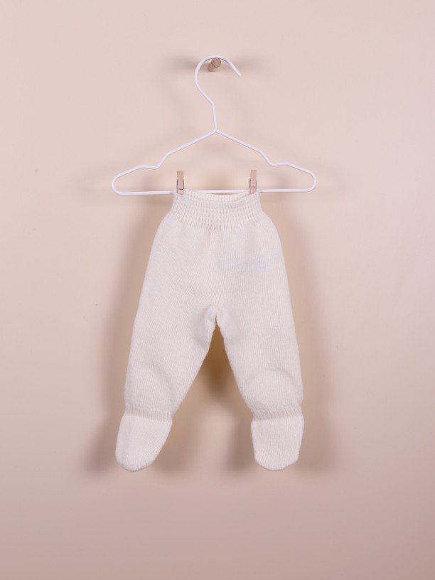 Knitted wool trousers Knitted wool trousers