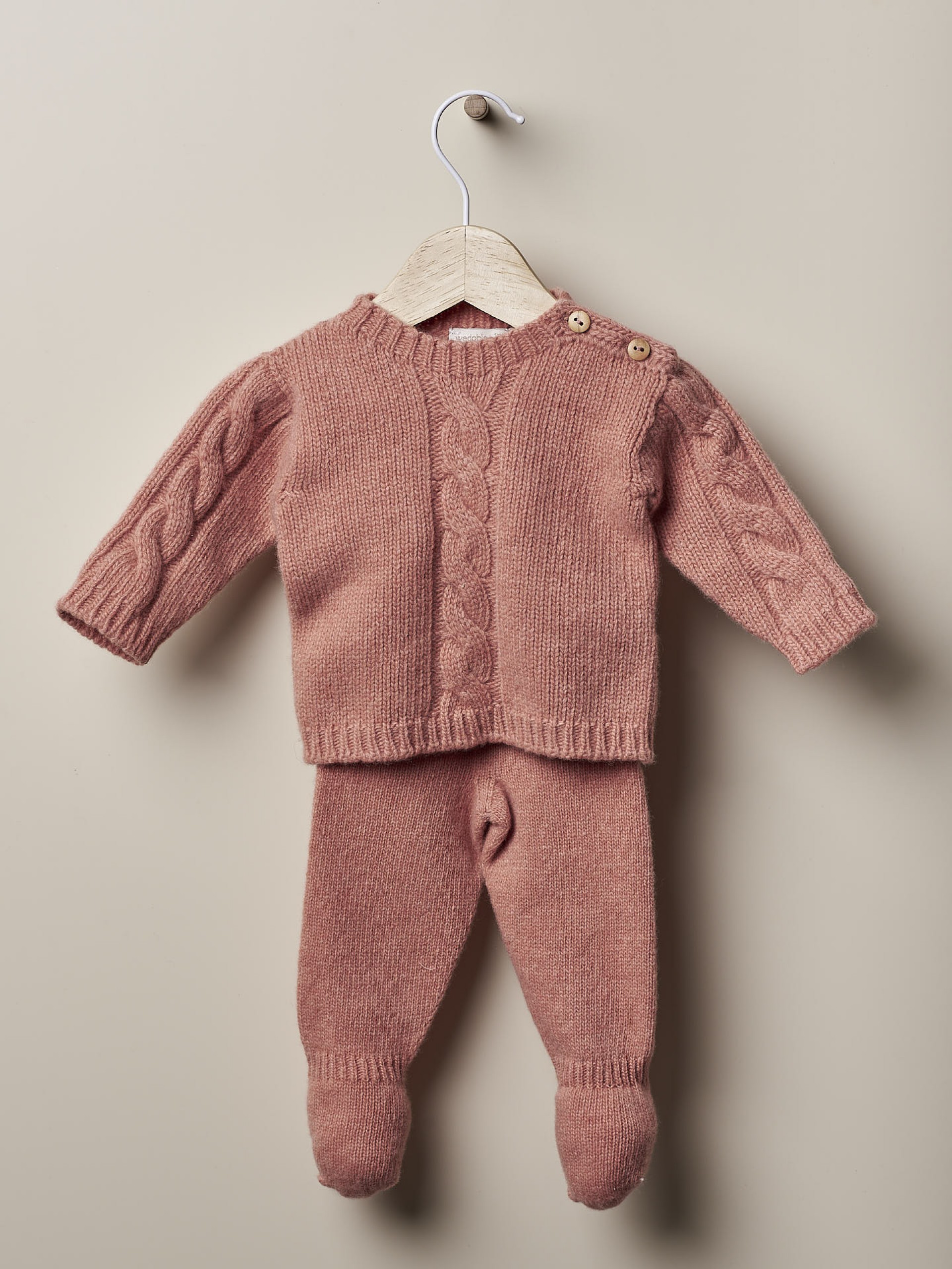 Calças tricotadas lã