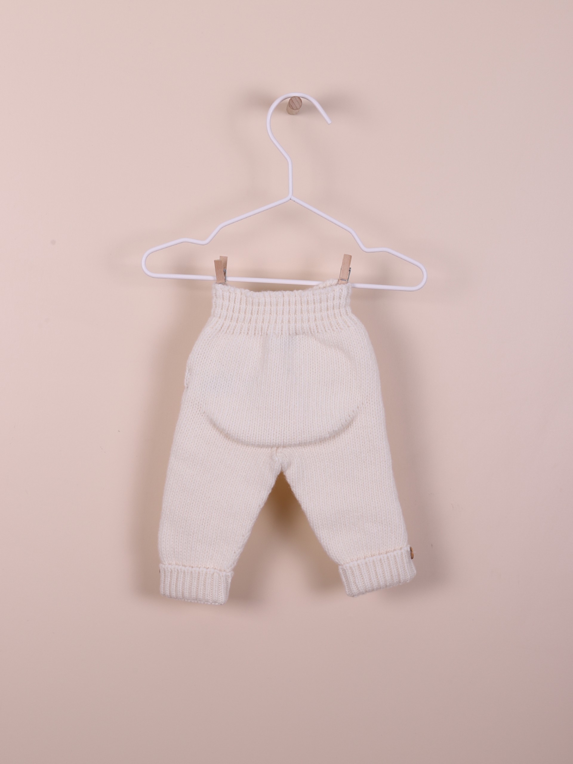 Calças tricotadas lã