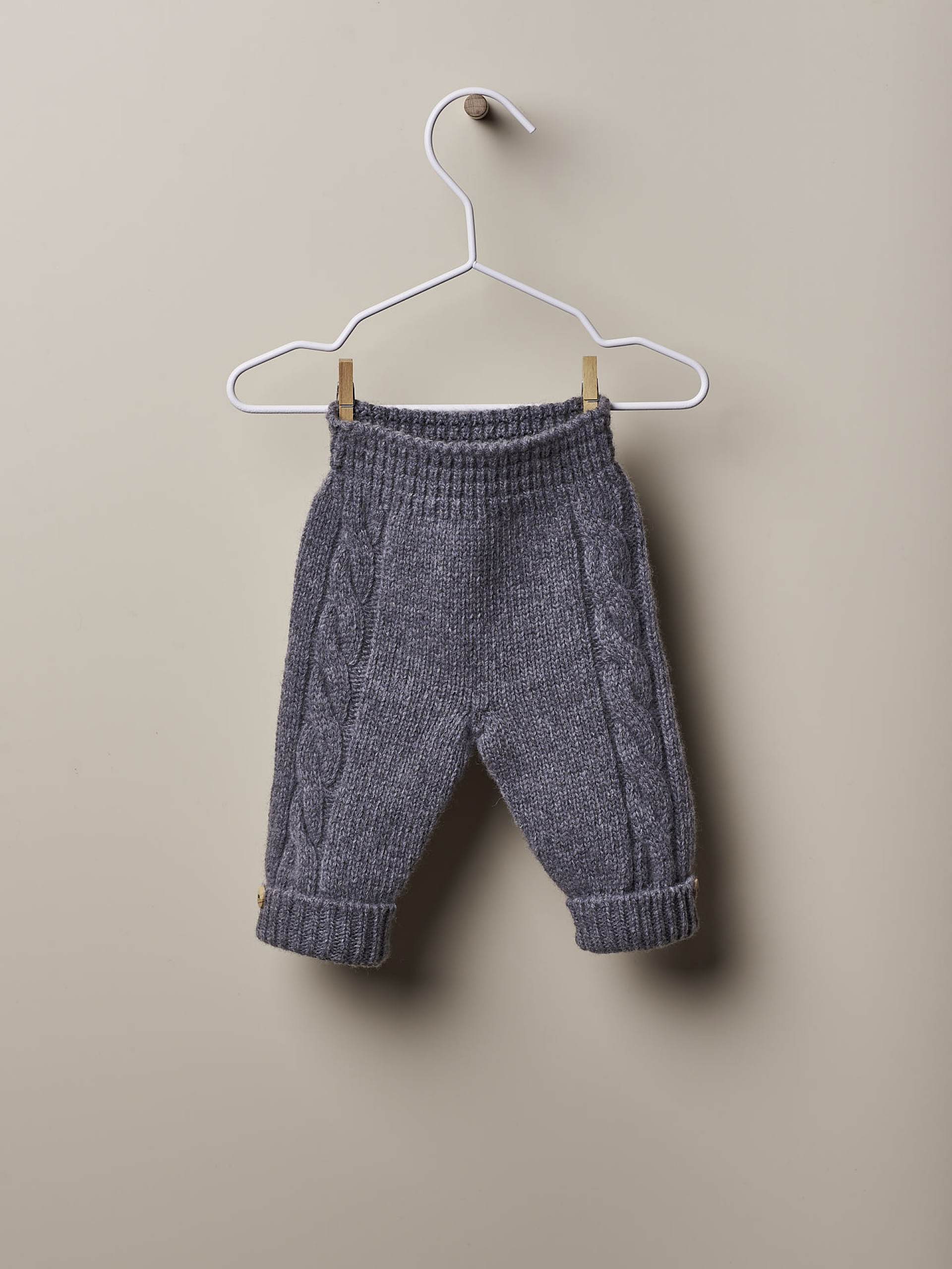 Calças tricotadas lã
