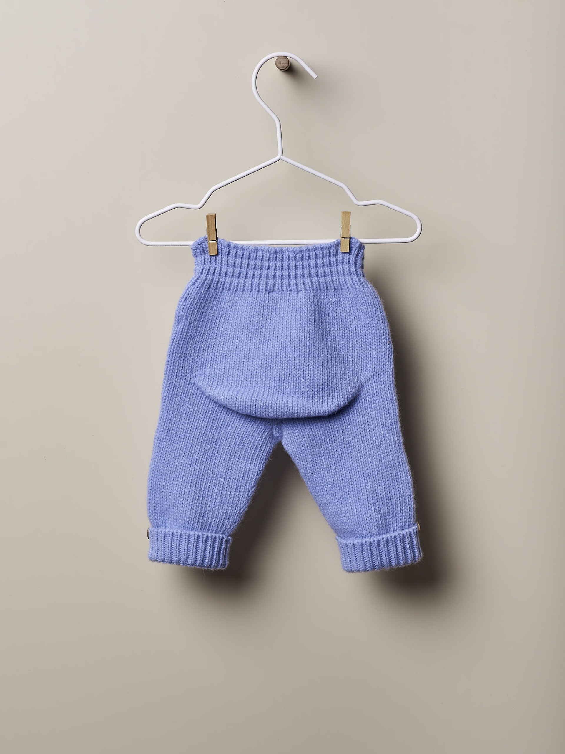 Calças tricotadas lã