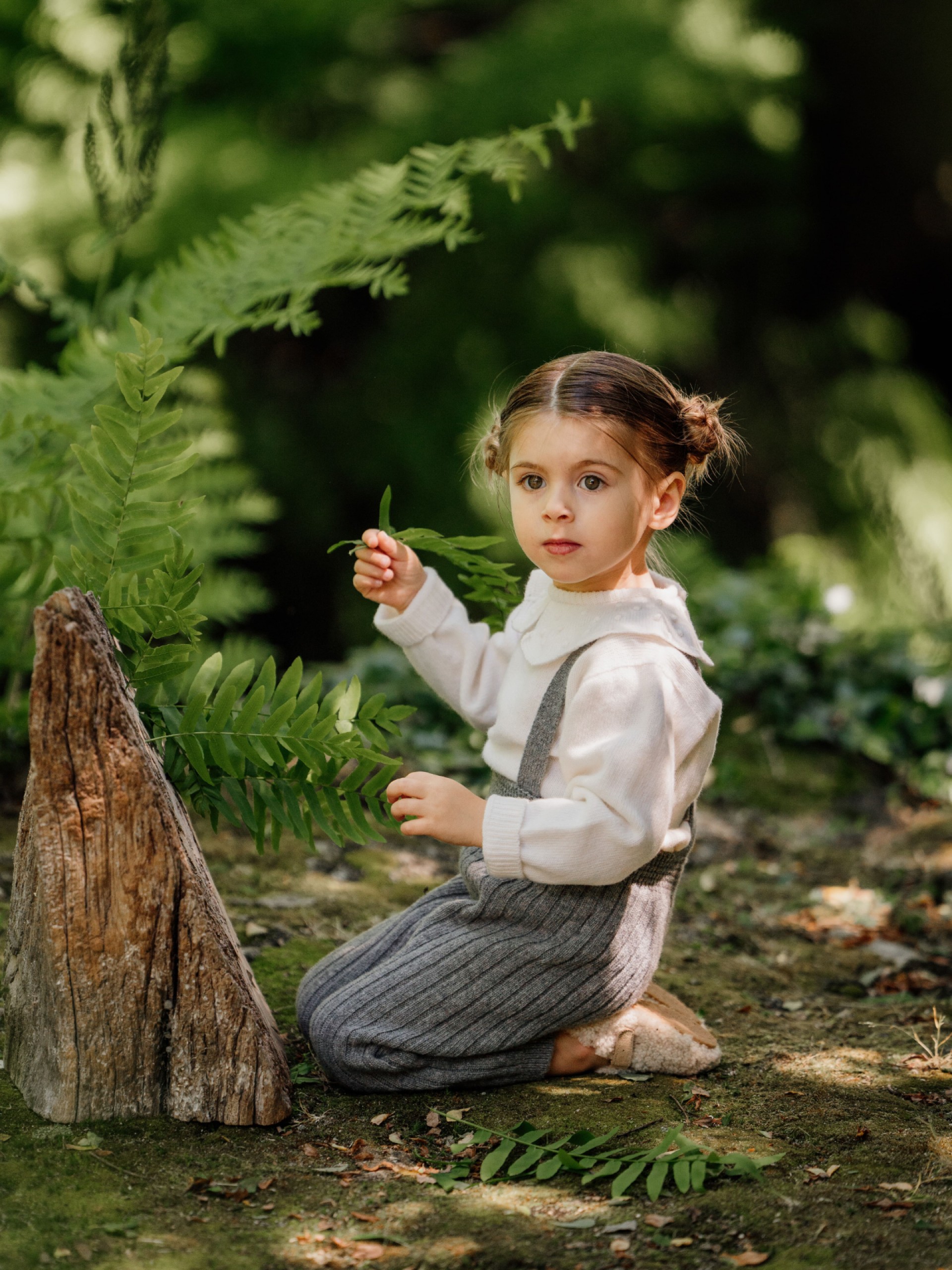 Calças tricotadas lã