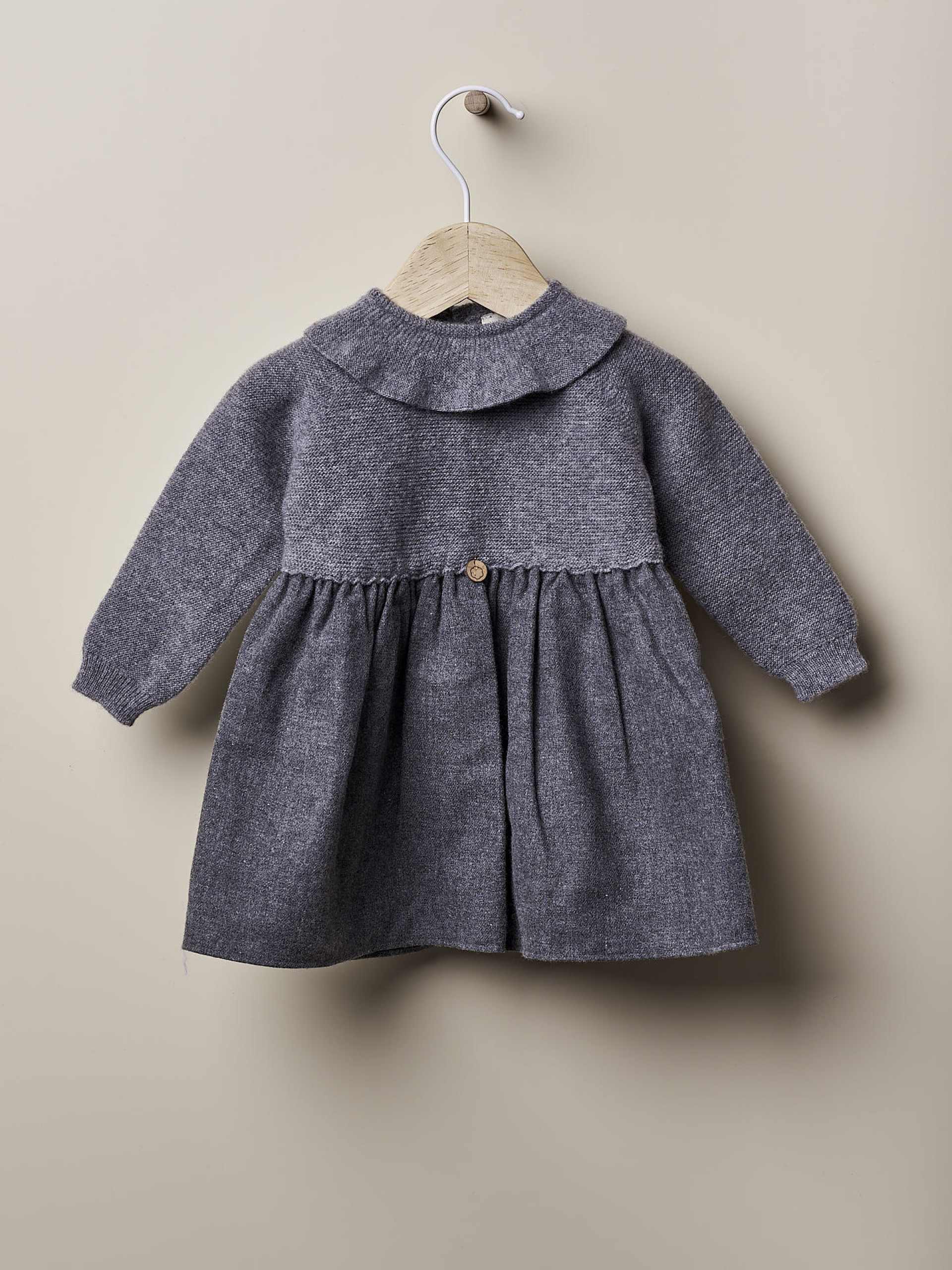 Vestido tricotado lã