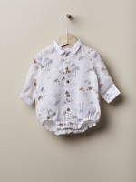 Body camisa algodão bio Body camisa algodão bio