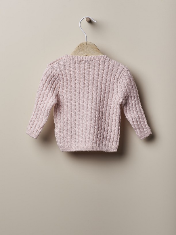 Knitted wool sweater