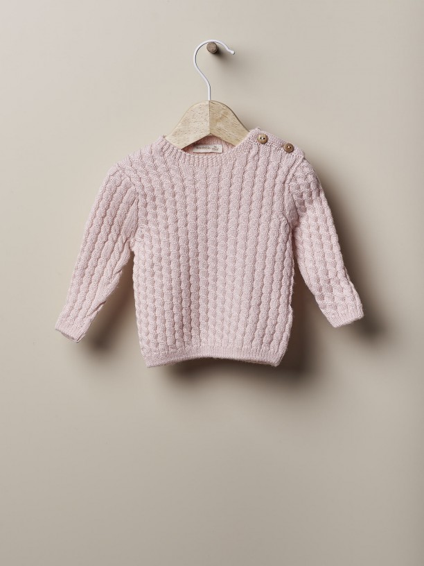 Knitted wool sweater