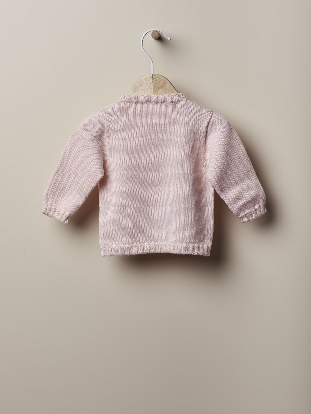 Knitted wool sweater