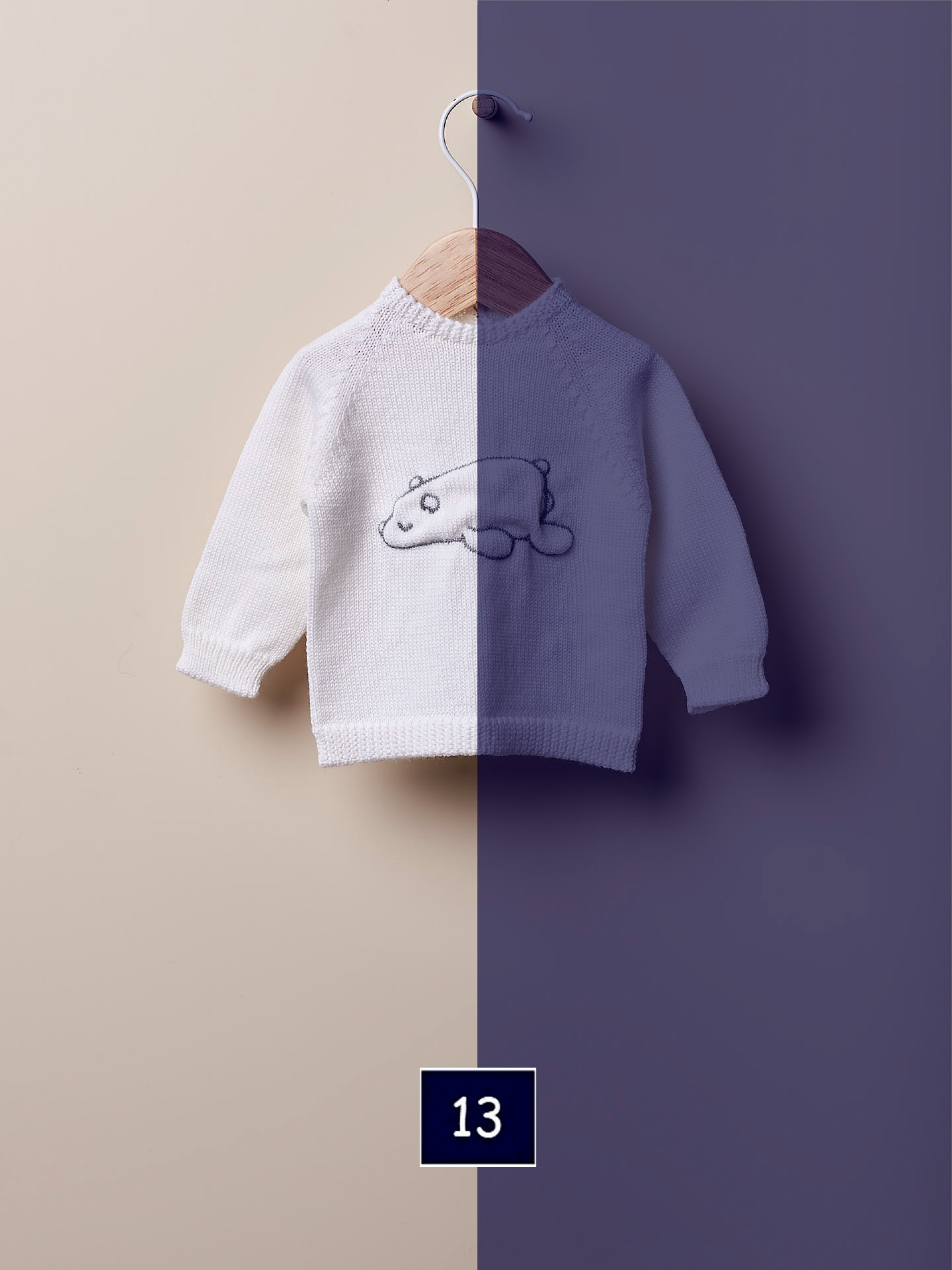 Camisola tricotada lã