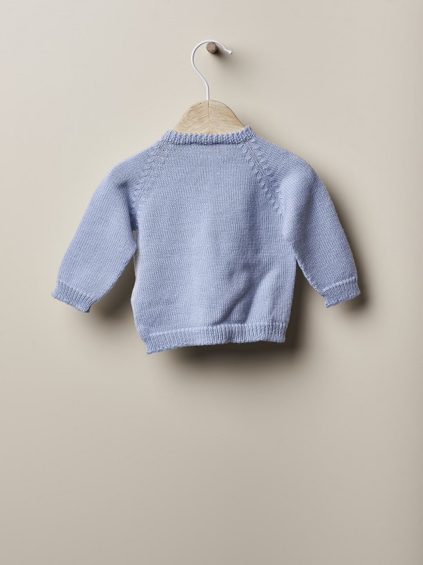 Knitted wool sweater