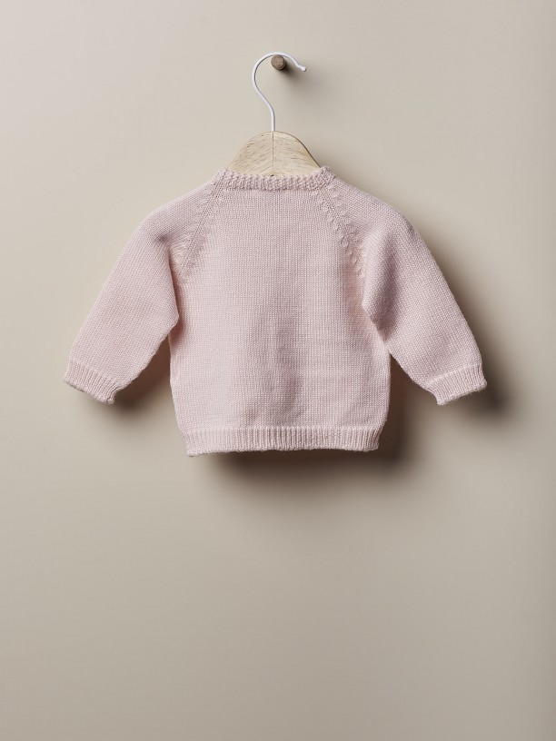 Knitted wool sweater