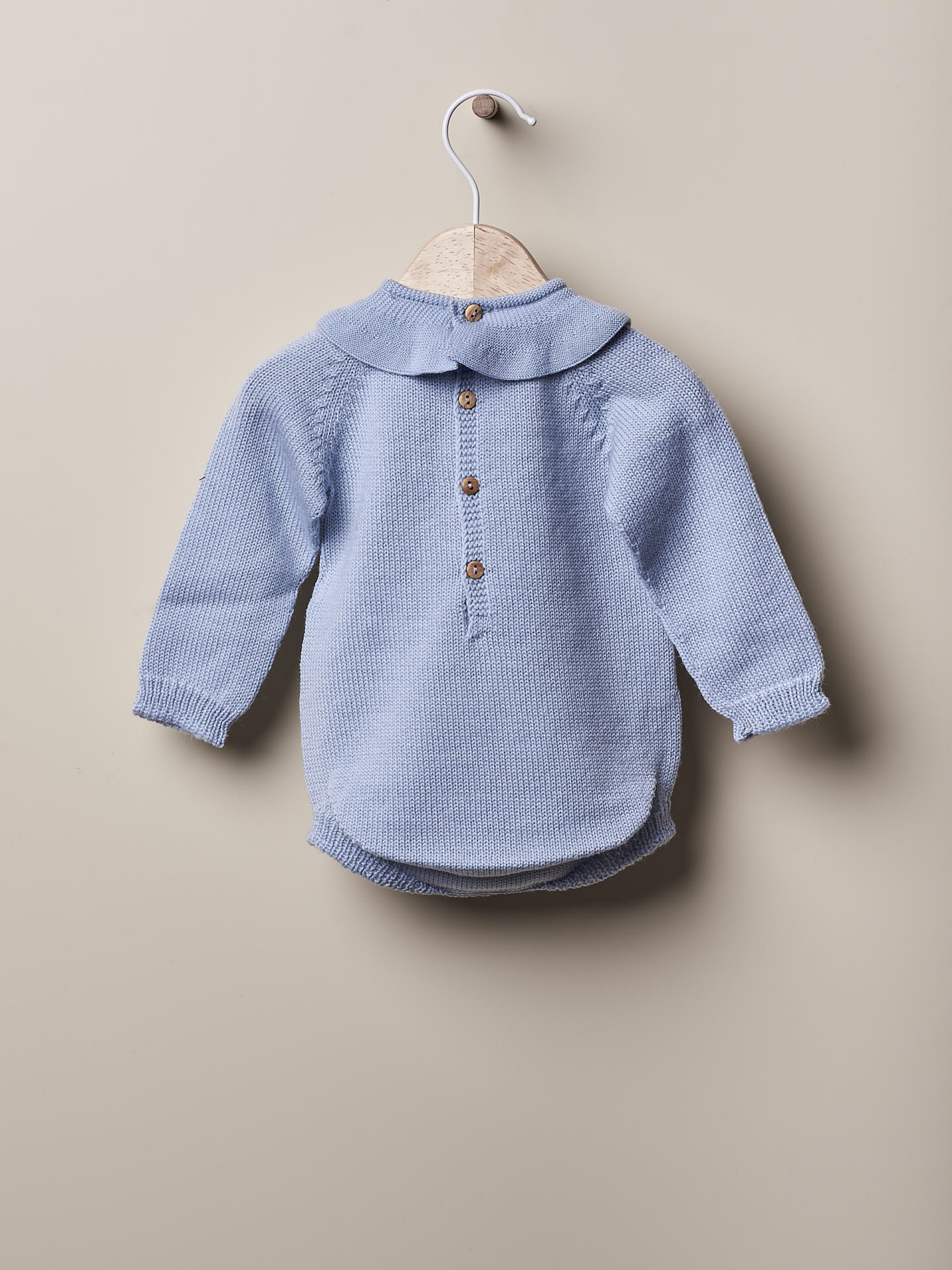 Fofo tricotado de lã