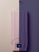 Manta tricotada bordada Manta tricotada bordada