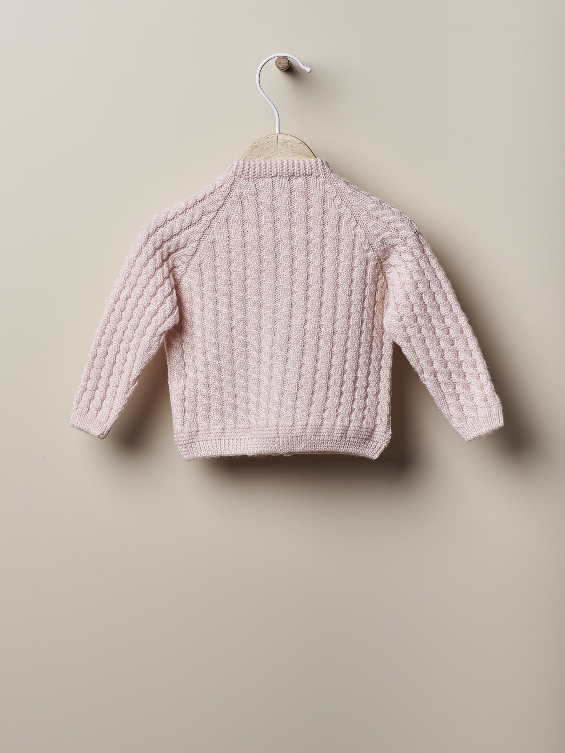 Casaco tricotado lã