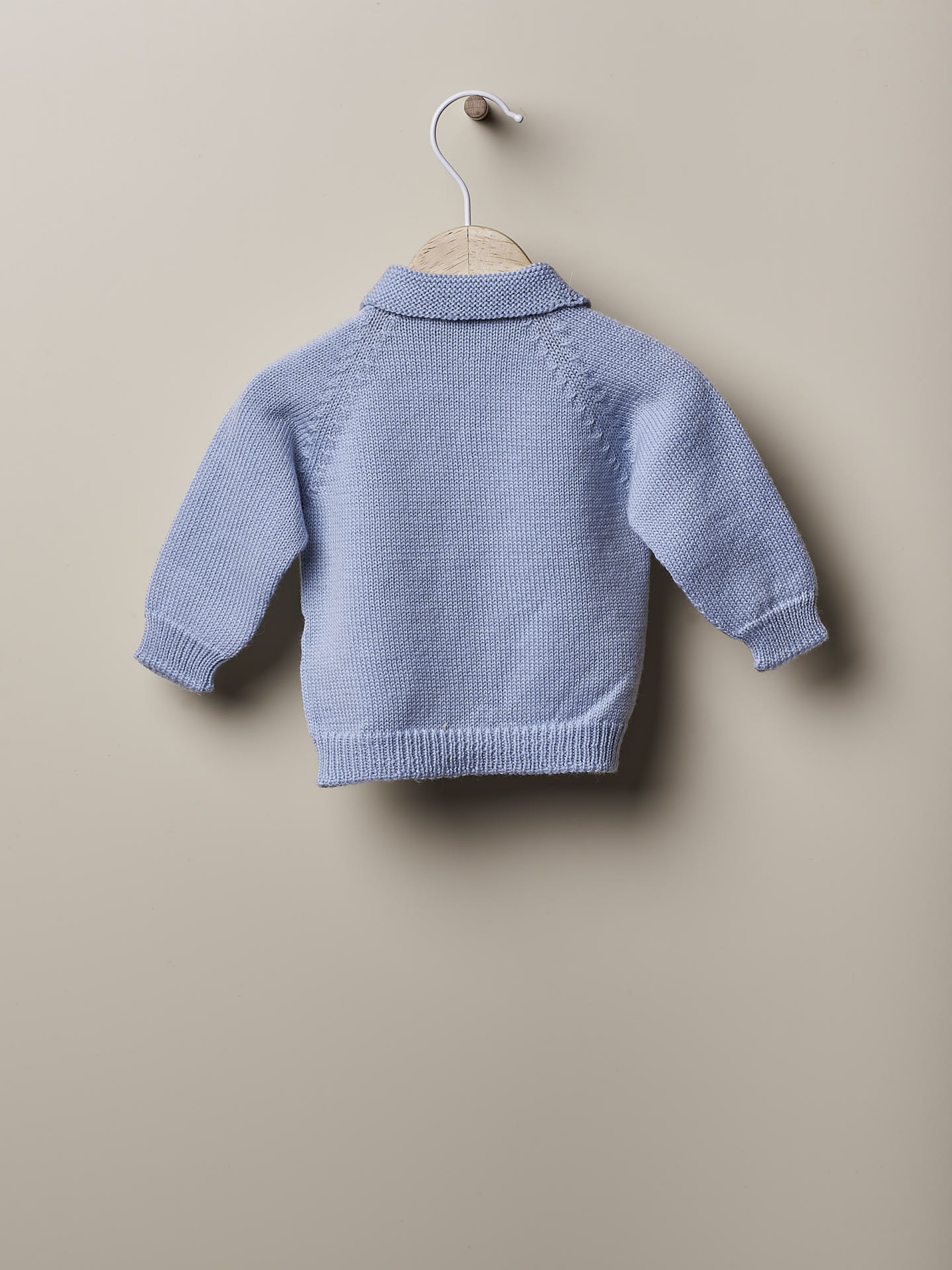 Camisola polo tricotada