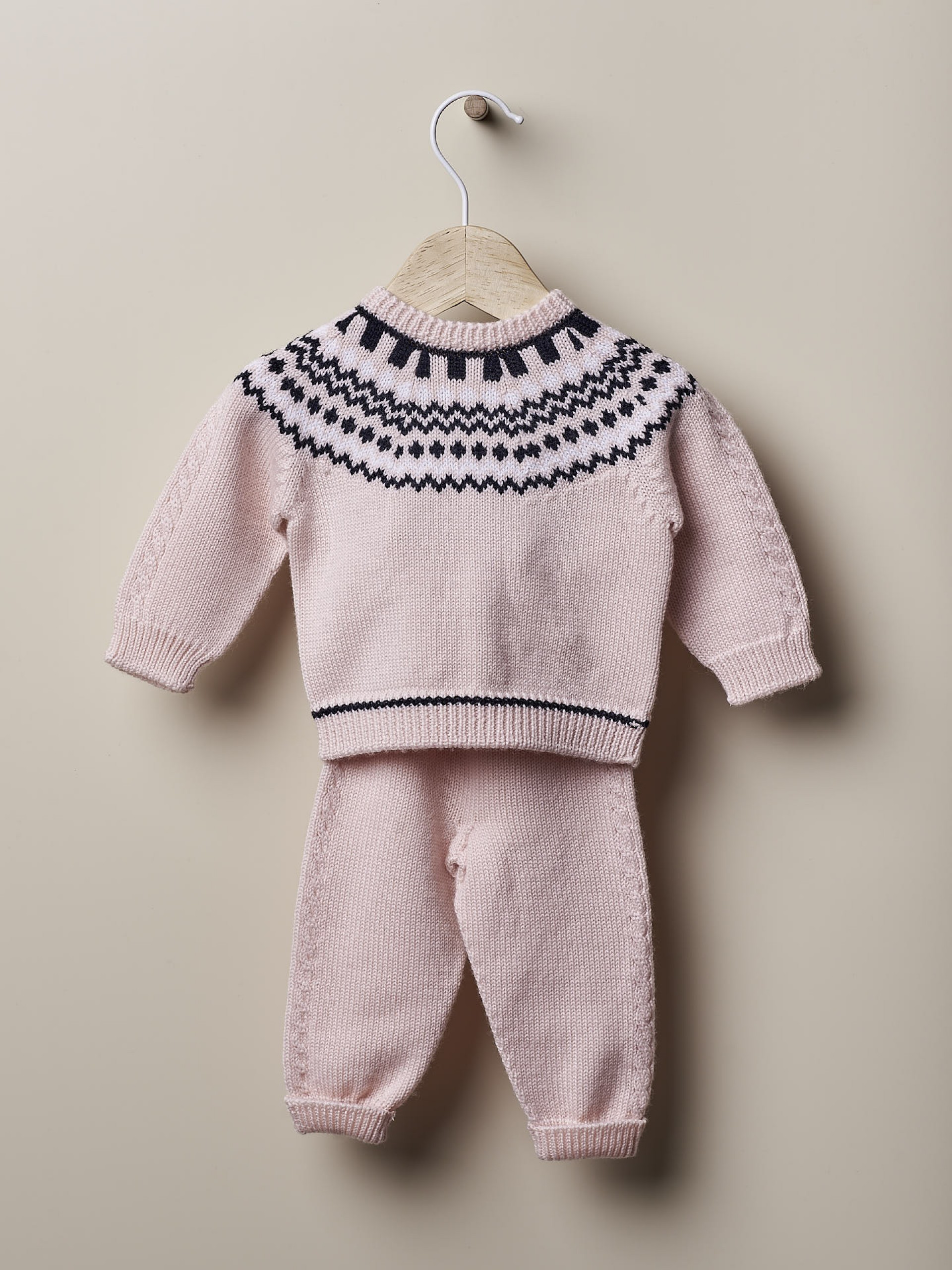 Calças tricotadas lã