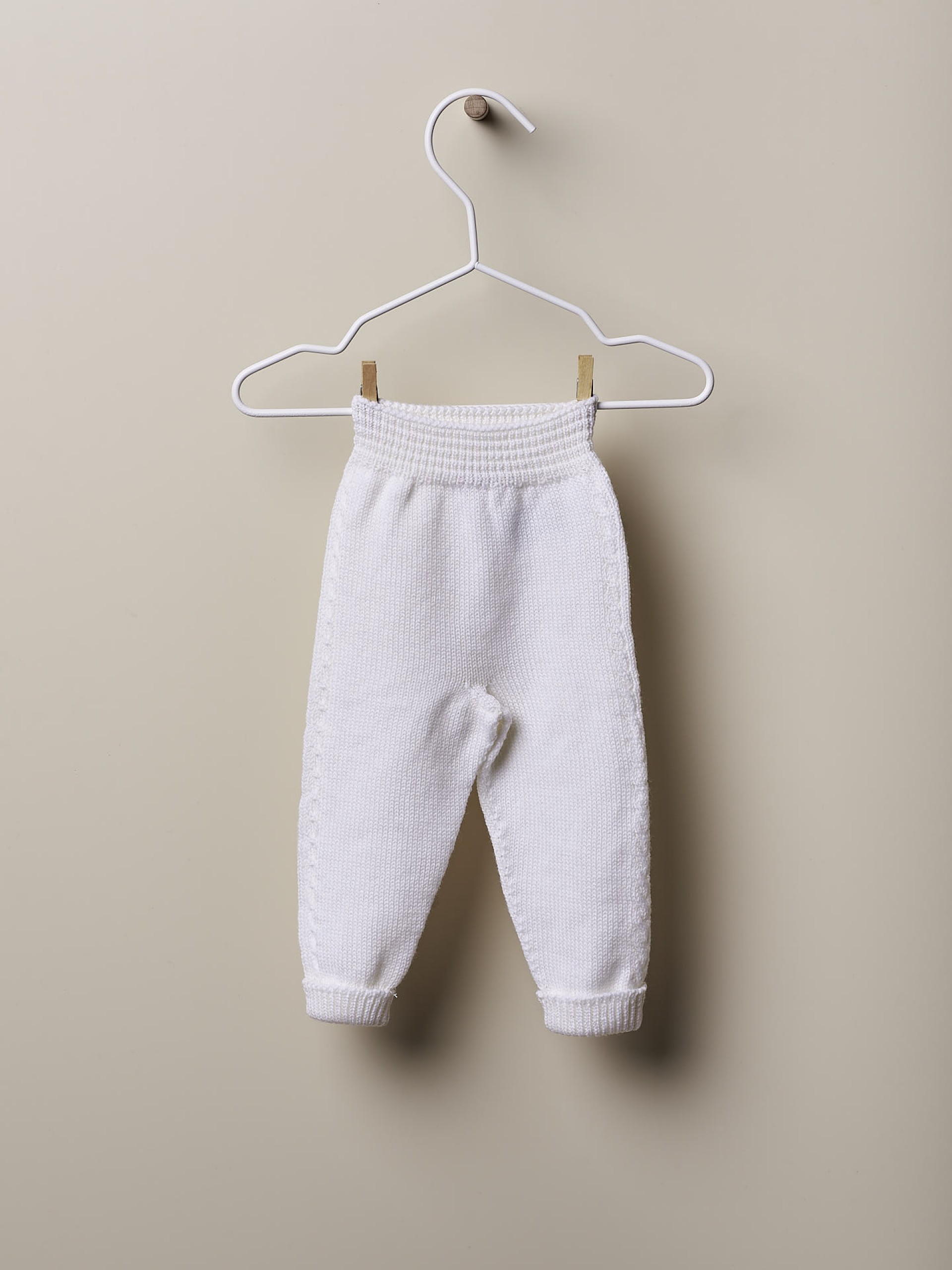 Calças tricotadas lã