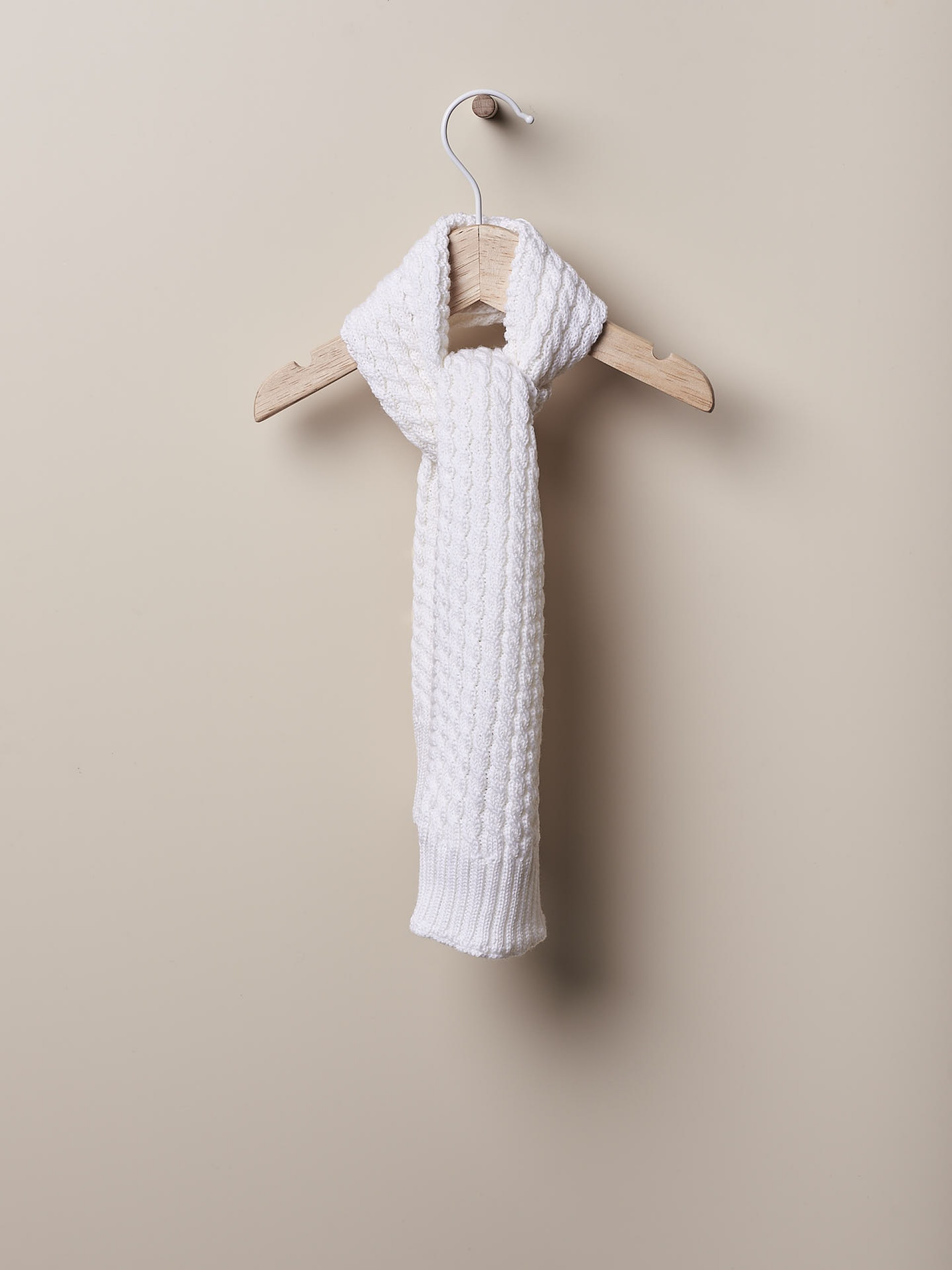 Cachecol tricotado lã