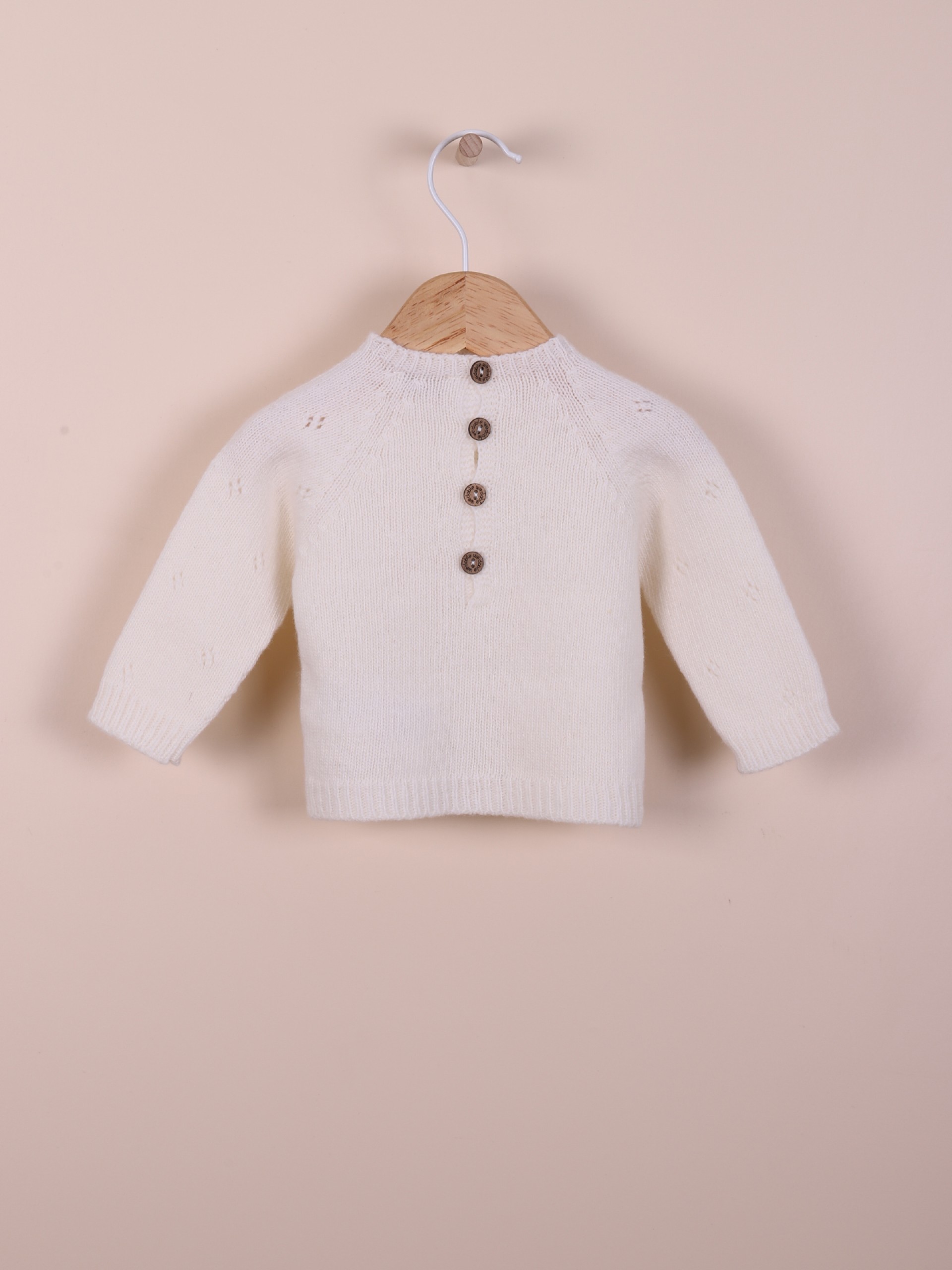 Knitted wool sweater