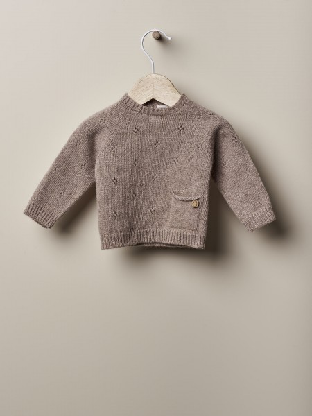 Knitted wool sweater