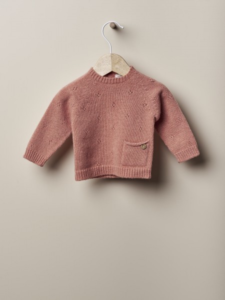 Knitted wool sweater