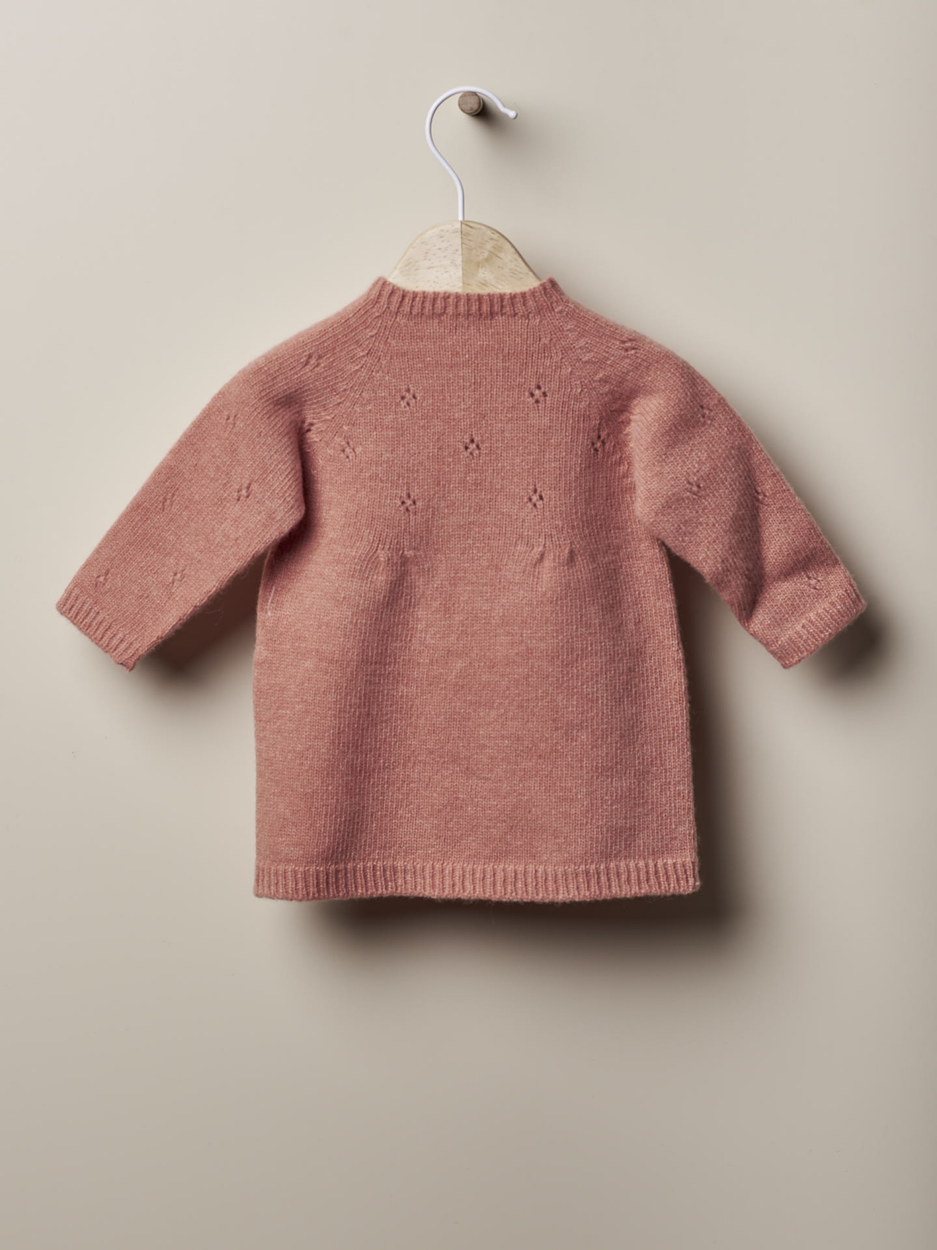 Vestido tricotado lã