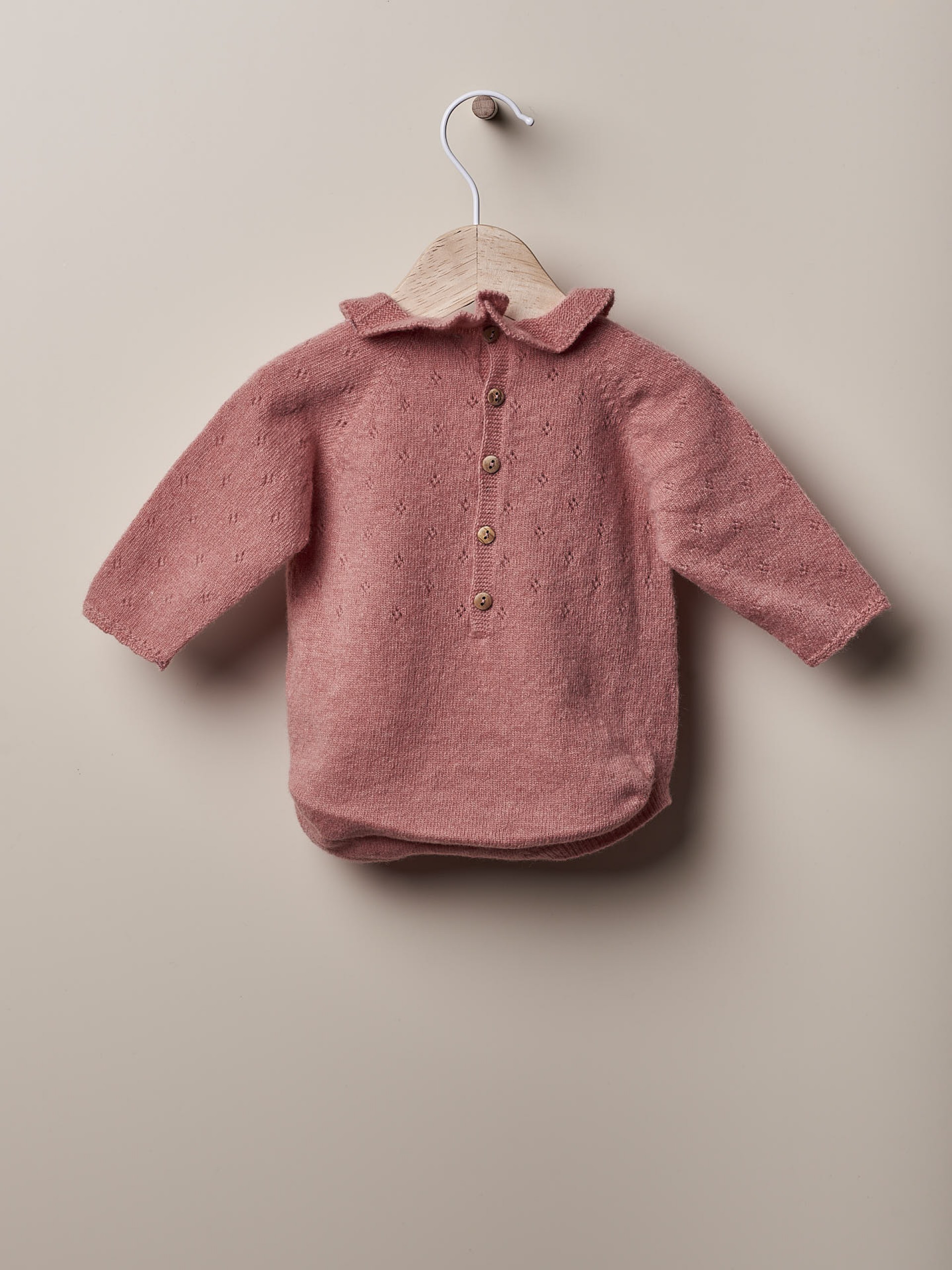 Fofo tricotado de lã