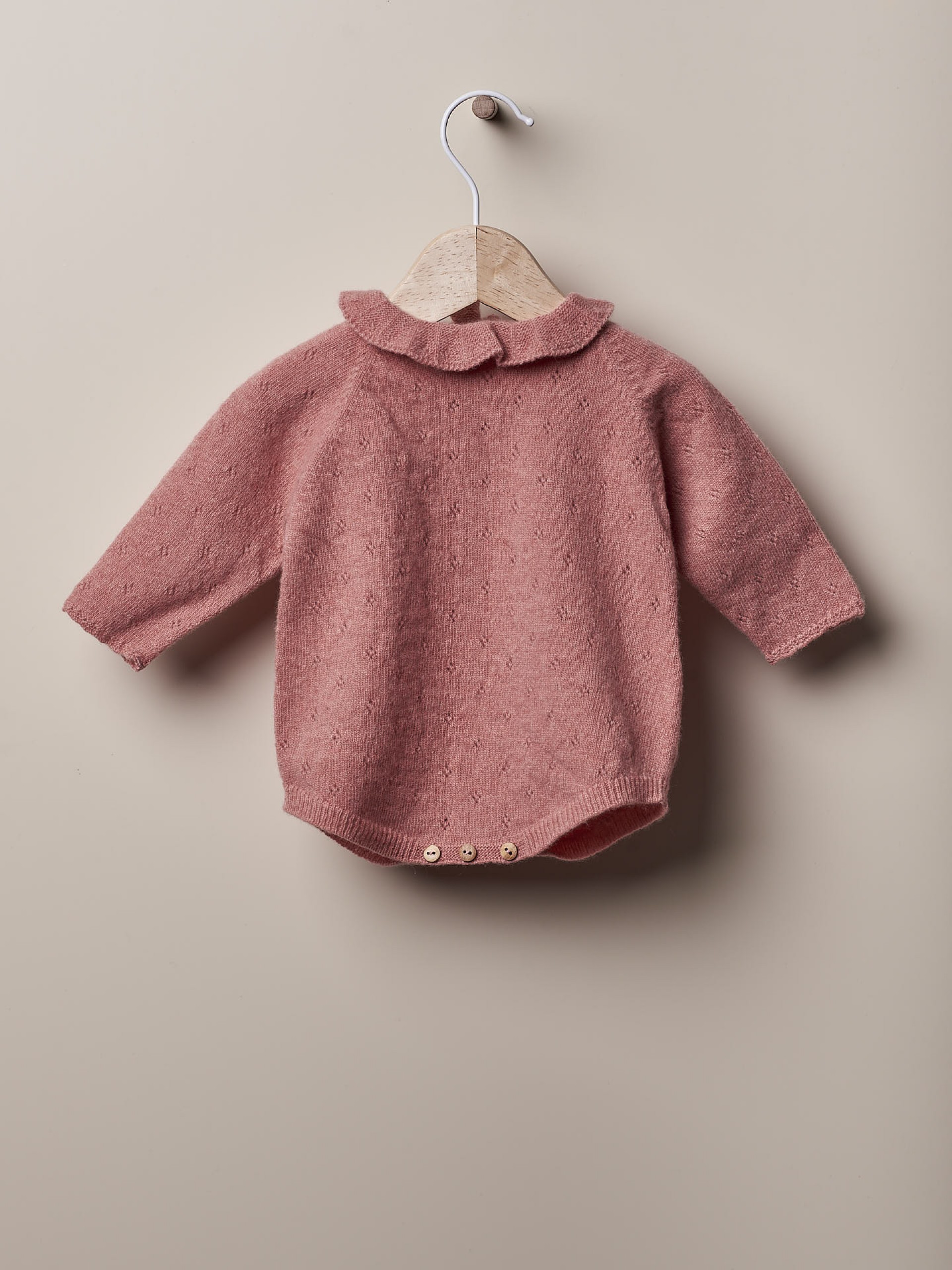 Fofo tricotado de lã