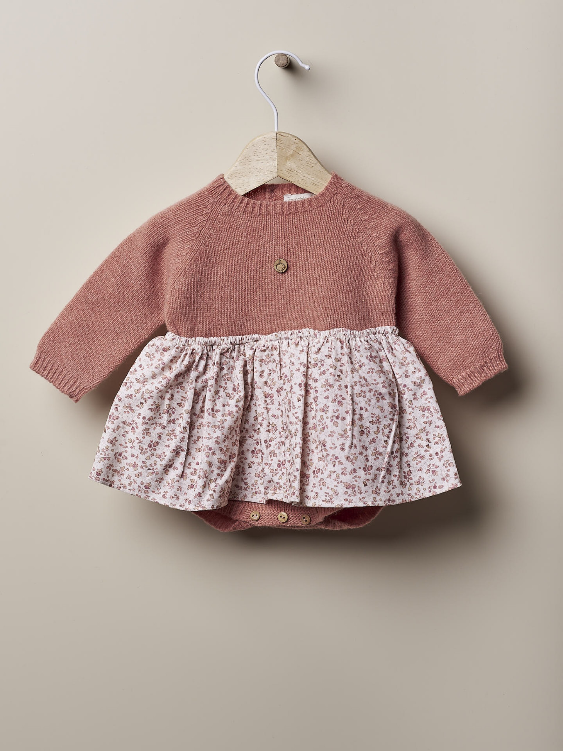 Fofo tricotado de lã