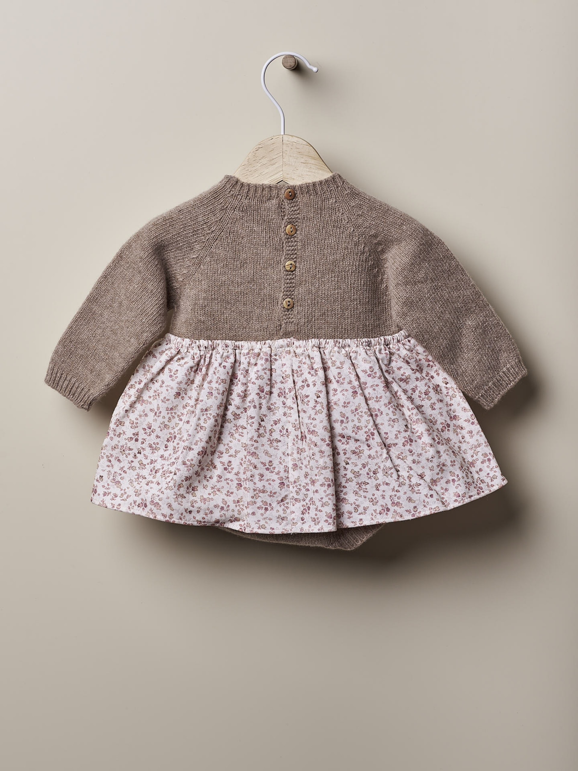 Fofo tricotado de lã